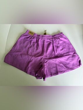 New women's Victoria's Secret large purple campus shorts